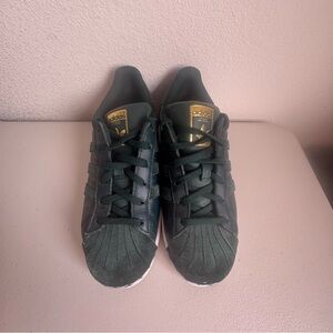 ADIDAS SUPERSTAR ORIGINAL WOMEN's CASUAL LEATHER GREEN SIZE 6.5